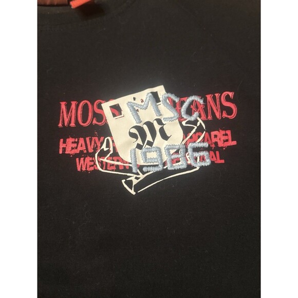 Vtg Y2K Mossimo T-Shirt Mens 2XL Black Graphic Logo 90s Y2K Skate Surf Sz XL - Picture 3 of 5